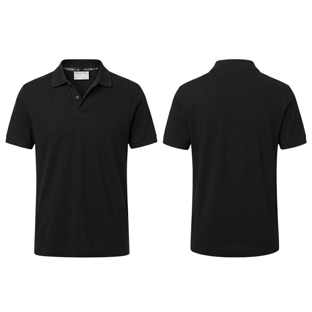 Porsche‎ Design Driver's Selection Men's Black Polo - Size US L / EU XL Cotton